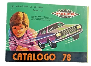 PILEN Catalogo 1978 Diecast Toys - Spain RARE Original - Picture 1 of 9