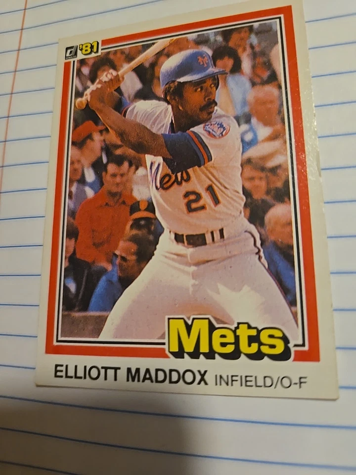 1981 Donruss - Elliott Maddox #397 - Image 1 of 2