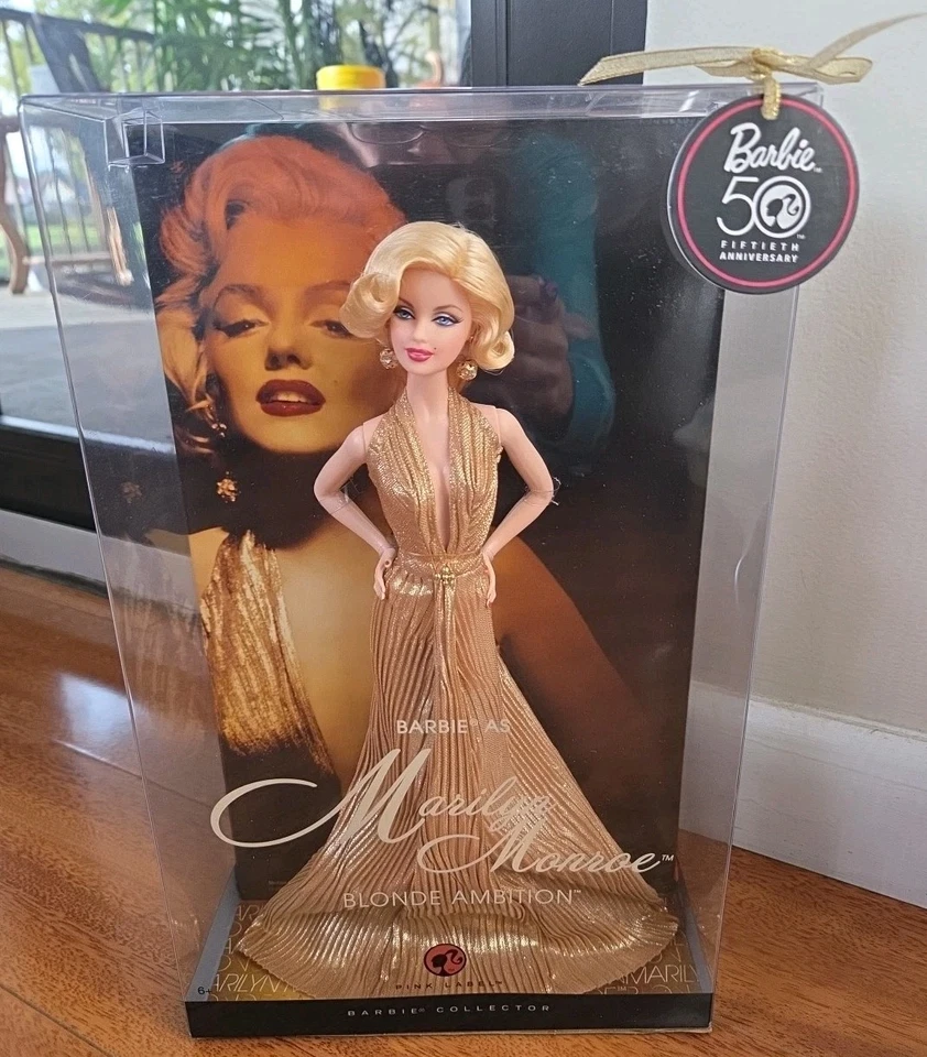 NUEVO EN CAJA Barbie como Marilyn Monroe Rubia Ambición 50 Aniversario Coleccionista N4987 Foto 1 de 4