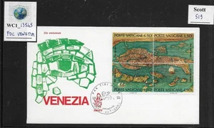 WC1_13545. VATICAN. Beautiful 1972 FDC Venetia. Scott 519. - Picture 1 of 1