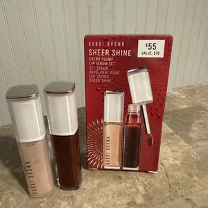 Bobbi Brown ~ SHEER SHINE Extra Plump LIP SERUM Set ~ Bare Pink & Bare Plum - Picture 1 of 6