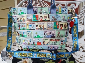 Harveys Seatbelt Peanuts COMIC Streamline Tote Bag Shoulder Purse - Picture 1 of 16