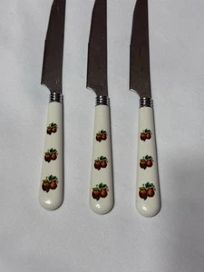 3 Cuchillos China Perla Manzanas Acero Inoxidable Informal Manzana Cubiertos Cuchillo Cubiertos - Imagen 1 de 7