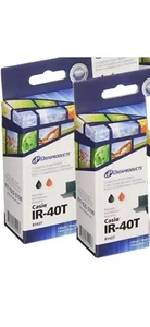 2 Pack Dataproducts Typewriter Ribbon R1427. Replaces Casio IR-40T. Black, Red - Picture 1 of 1