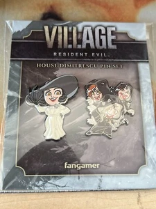 Resident Evil 8 Village Lady Countess Dimitrescu Daughters Chibi Pin Figure Set - Picture 1 of 2