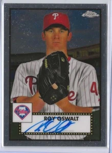 2021 Topps Chrome Platinum Anniversary Roy Oswalt Auto #PA-RO Phillies - Picture 1 of 2