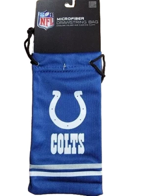 Indianapolis Colts Sunglasses Bag Microfiber Pouch NFL Official Merch - Image 1 of 3