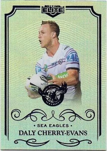 2017 NRL Elite Silver Parallel (052) Daly CHERRY-EVANS Sea Eagles - Picture 1 of 1