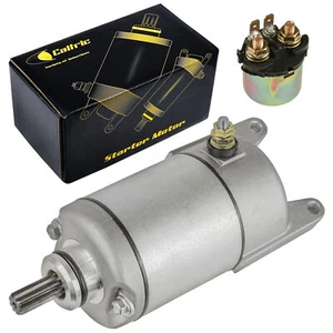 Starter And Relay Solenoid for Kawasaki Bayou 400 KLF400B 4X4 1993-1999 - Picture 1 of 8