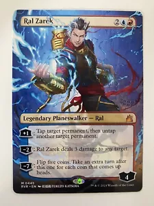Ral Zarek *Non-Foil* ANIME BORDERLESS RVR MTG Ravnica Remastered NM/MT Comb Ship - Picture 1 of 2