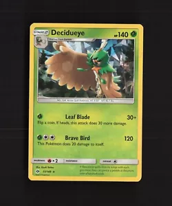 Decidueye 11/149 Sonne & Mond Cracked Ice Holo Rare Exklusive Pokemon Karte - Bild 1 von 5
