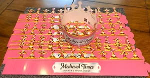 LOT (10) Medieval Times Dinner & Tourn Paper Crown Hat Adjustable - U Get All 10 - Picture 1 of 5