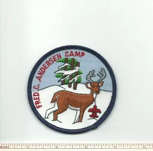 DO SCOUT BSA 1989 FRED C ANDERSEN CAMP INDIANHEAD COUNCIL MN WI FUSIONIERTER AUFNÄHER!!! - Bild 1 von 1