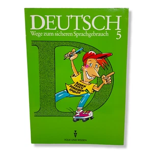 Deutsch 5 Wege zum sicheren Sprachgebrauch 1994 Erstausgabe Lehrbuch Volk Wissen - Bild 1 von 6