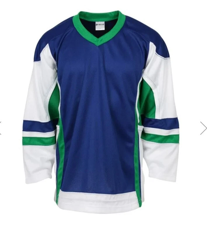 Camisetas de práctica del equipo de hockey del estadio - REAL/VERDE/BLANCO (VANCOUVER) TODAS LAS TALLAS Foto 1 de 1