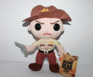 The Walking Dead Rick Grimes Pop Plushies Plush Toy 2013 9" Funko Swing Tag - Picture 1 of 4