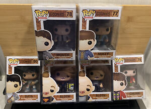 Funko Pop The Goonies Mikey, Data, Mouth, Chunk, Sloth, Sloth Superman LE 2500