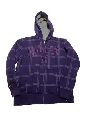 Sudadera con capucha Hurley Sherpa polar cremallera completa grande U8 para niños jóvenes Foto 1 de 4