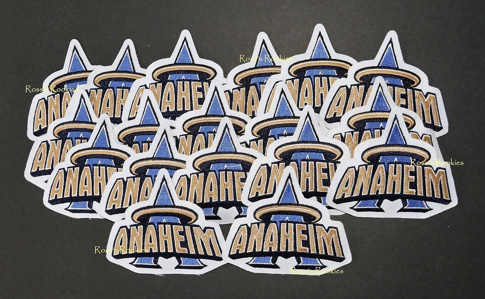 ANAHEIM ANGELS OFFICIAL MLB PATCHES -  18 PACK COMBO - BASEBALL LEAGUES - Image 1 of 1