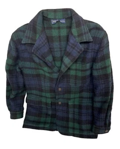 Polo Ralph Lauren Blazer schwarz Uhr Wollmischung Damen Größe M/L *siehe Beschreibung - Bild 1 von 7