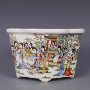 Exquisite Ceramics Twelve Golden Hairpin Flowerpot Home Decoration - Picture 1 of 5