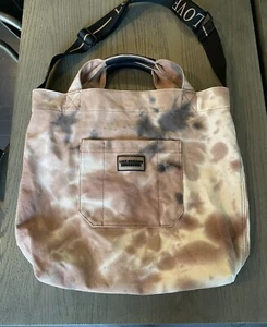 LIKE DREAMS Tie Dye Canvas Tote Bag Adjustable Strap EUC - Picture 1 of 9