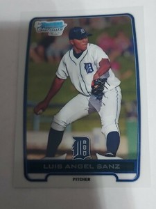 2013 Topps Bowman Chrome Baseball Card Luis Angel Sanz #bcp95