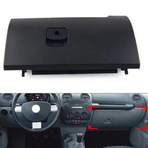 Interior Storage Box Cover Glove Box Door Lid For VW Beetle 2003-2010 Black LHD - Picture 1 of 12
