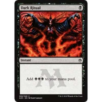 1x DARK RITUAL - M25/Masques/Ice Age/Saga/Tempest More MTG - Magic the Gathering - Image 1 of 4