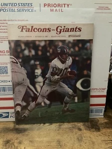 1968 ATLANTA FALCONS VS NEW YORK GIANTS PROGRAM AUGUST 13TH RARE - Picture 1 of 1