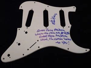 Pickguard per chitarra firmato Ed King Lynyrd Skynyrd Sweet Home testi garantito - Foto 1 di 3