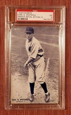 1928 Exhibits #47 Earl Whitehill Detroit Tigers Original Baseball Card PSA 5 EX