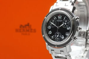 New Battery *Exc+5 Box* HERMES Clipper CL1.310 31mm Quartz Women's Watch JAPAN - Picture 1 of 12