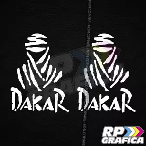Adesivi DAKAR Auto Moto JDM Tuning Decal Honda Africa Twin Enduro - Foto 1 di 2