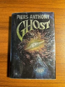 Ghost by Piers Anthony TOR 1986 Hardcover Fantasy Mystery Fiction TOR Ex-Libris - Picture 1 of 6