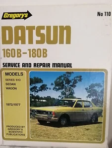 Datson 160/80B 610 Series Workshop Manual 1972-1977 with MPN GAP110 - Picture 1 of 2
