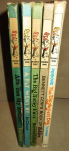 5 Beginner Children's Books - Bennett Cerf's Book of Riddles, Digging-est Dog .. - Foto 1 di 15