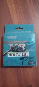 TRUSCEND X8 Braided Fishing Line, Upgraded Spin Fishing Wire: 328 yards M - Picture 1 of 1