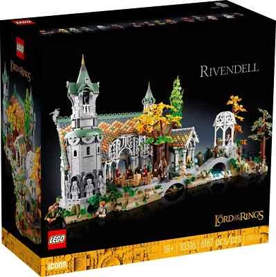 LEGO 10316, The LORD of the RINGS: RIVENDELL, ICONS EXCLUSINVE, NEW Sealed Box! - Image 1 of 3