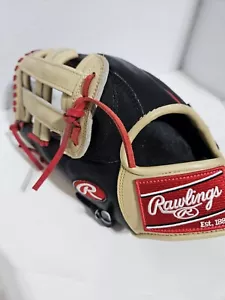 GUANTO RAWLINGS CUORE DELLA PELLE (HOH) PRORBH34BC 12,75" LH - Foto 1 di 11