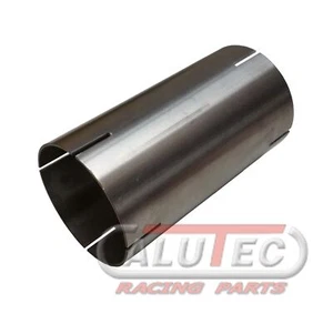 Auspuff Rohrverbinder ID 55mm Edelstahl Muffe 54 Verbinder Auspuffschelle  - Bild 1 von 2