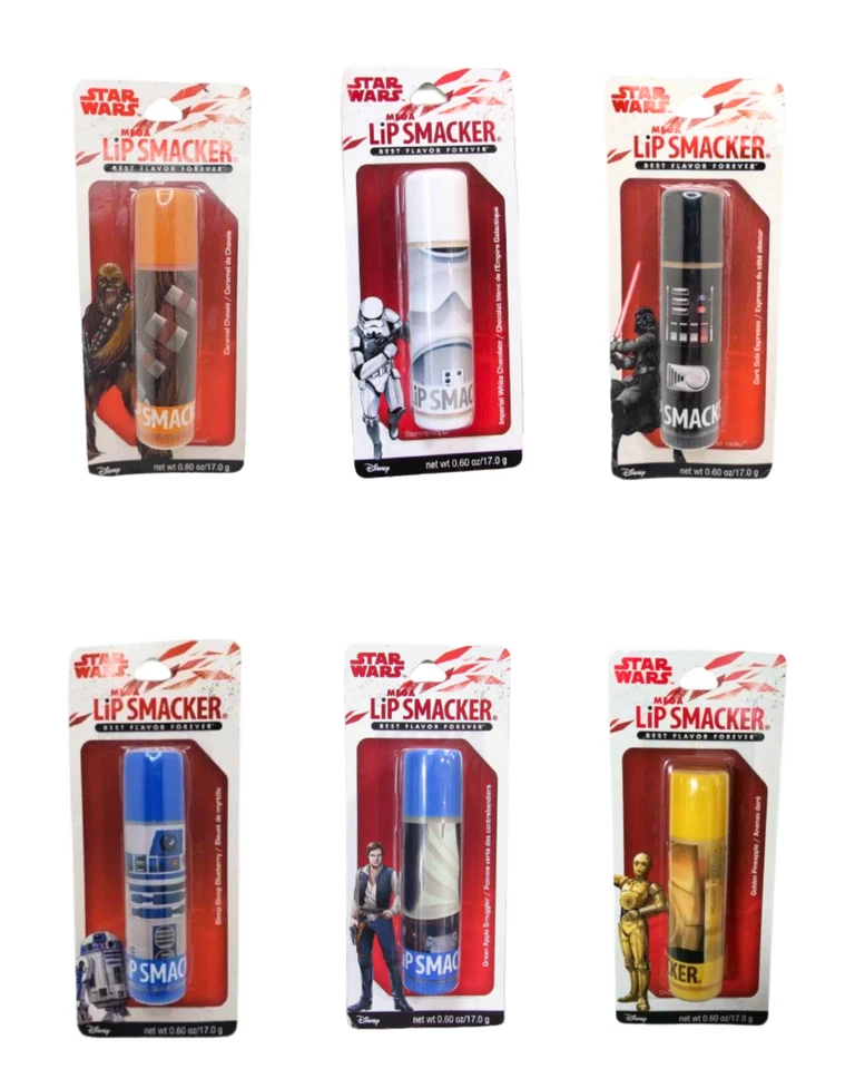 New Lip Smacker Star Wars Series Mega Lip Balm Various Flavors Gift 2025