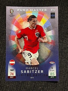 CARD TOPPS MATCH ATTAX EURO 2024 MASTER LIMITED EDITION SABITZER AUTRICHE # LE5 - Imagen 1 de 2