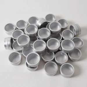 10X Mini Round Aluminum Cases Clear Lid Subpackage Box Diamond Organizer Box - Picture 1 of 8