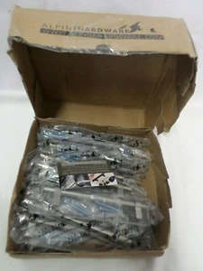 Juego de 15 tirones de mango de gabinete de 6,5" herrajes alpino níquel satinado con tornillos NUEVO - Imagen 1 de 4