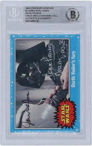 James Earl Jones Star Wars Trading Card Item#12771955