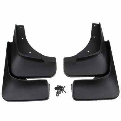4Pcs Black Mudguards Splash Guards Mud Flaps for Mitsubishi Outlander 2007 2.4L - Image 1 of 4