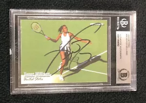 Venus Williams Signed 2003 Netpro Rookie Card #99 RC Beckett Authenticated - Picture 1 of 1