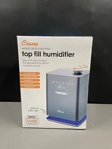 Crane RB-6913 Warm & Cool Mist 1.2 Gallon Humidifier with UV Ionizing Light - Picture 1 of 3