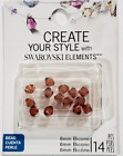 Create Your Style With Swarovski Elements 6mm Bicone Beads - Red Magma - 14pcs